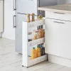 Rangement De Cuisine<Gifi Desserte resserre cuisine étroite sur roulettes 3 niveaux