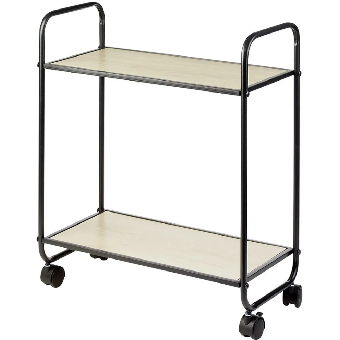 Rangement De Cuisine<Gifi Desserte style industriel sur roulettes naturel et noir