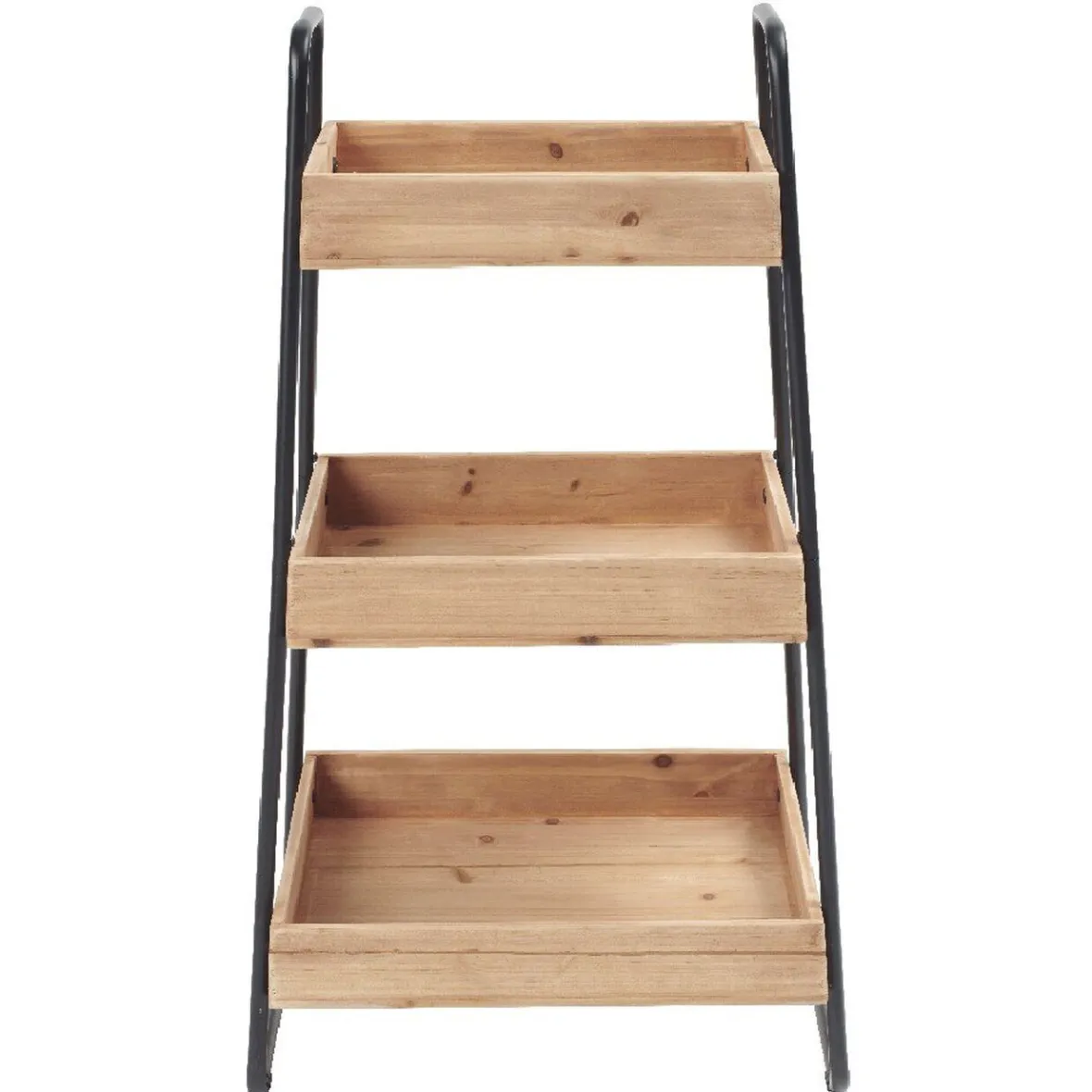 Rangement De Cuisine<Gifi Desserte vintage 3 niveaux noir naturel