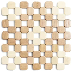 Rangement De Cuisine<Gifi Dessous de plat carré en bambou 19x19cm