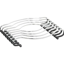 Gifi Dessous de plat en métal gris silicone antidérapant| Vaisselle Et Accessoires De Table