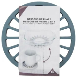 Gifi Dessous de plat 2en1 sous-verre| Vaisselle Et Accessoires De Table