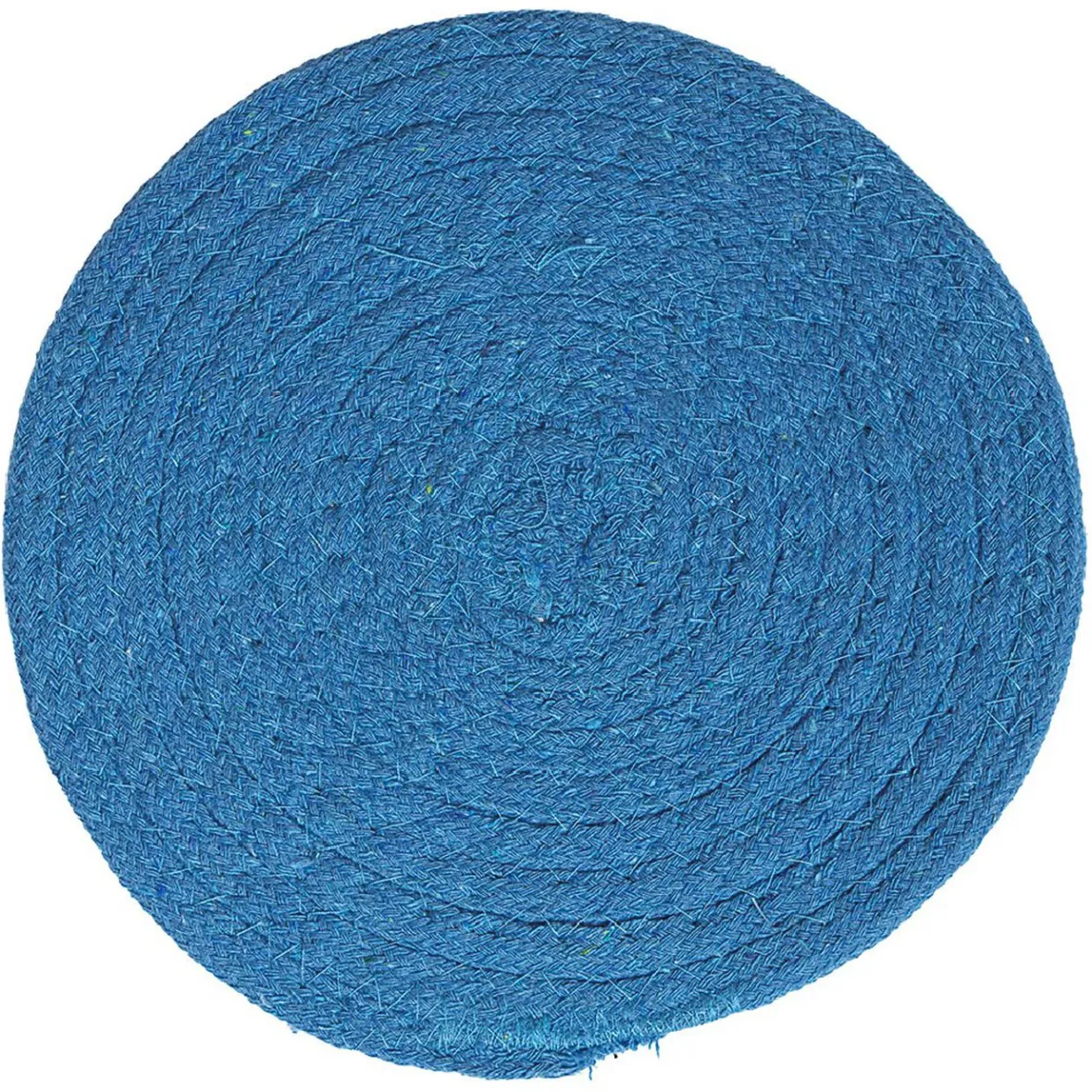 Gifi Dessous de plat rond coton rouge vert ou bleu x2| Vaisselle Et Accessoires De Table