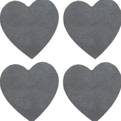 Vaisselle Et Accessoires De Table<Gifi Dessous de verre ardoise coeur x4