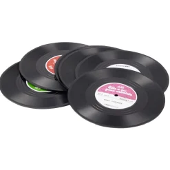 Gifi Dessous de verre décor vinyle x6| Vaisselle Et Accessoires De Table