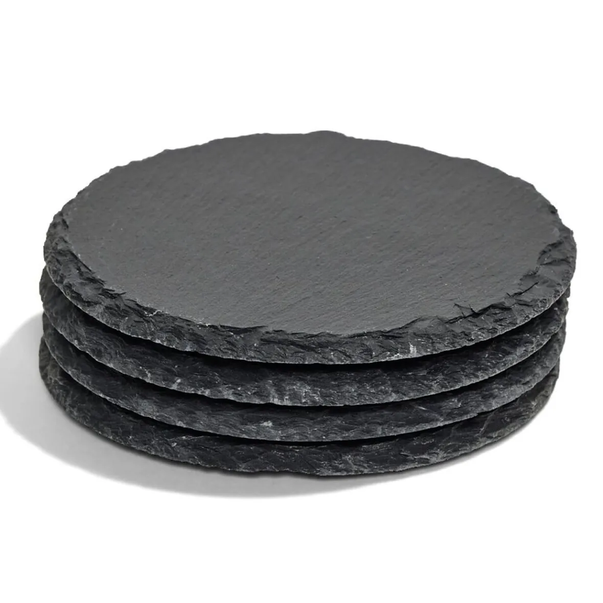 Vaisselle Et Accessoires De Table<Gifi Dessous de verre rond en ardoise Ø10cm