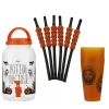Gifi Distributeur boisson avec gobelets et pailles déco Halloween| Vaisselle Et Accessoires De Table