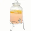 Gifi Distributeur de boisson avec support métal 5 L| Vaisselle Et Accessoires De Table