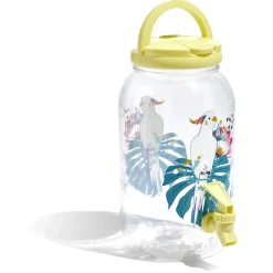 Gifi Distributeur de boisson oiseau tropical en plastique| Vaisselle Et Accessoires De Table