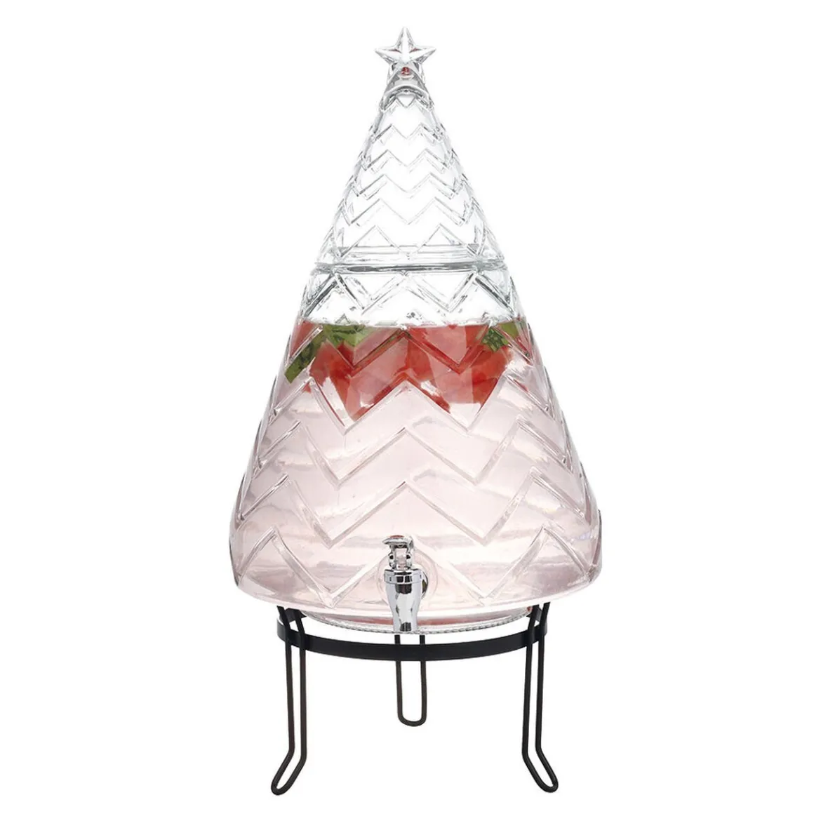 Gifi Distributeur de boisson sapin de Noël 8 L| Vaisselle Et Accessoires De Table