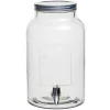 Gifi Distributeur de boisson verre couvercle métal 5.5 L| Vaisselle Et Accessoires De Table