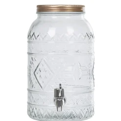 Vaisselle Et Accessoires De Table<Gifi Distributeur de boissons fontaine transparent doré