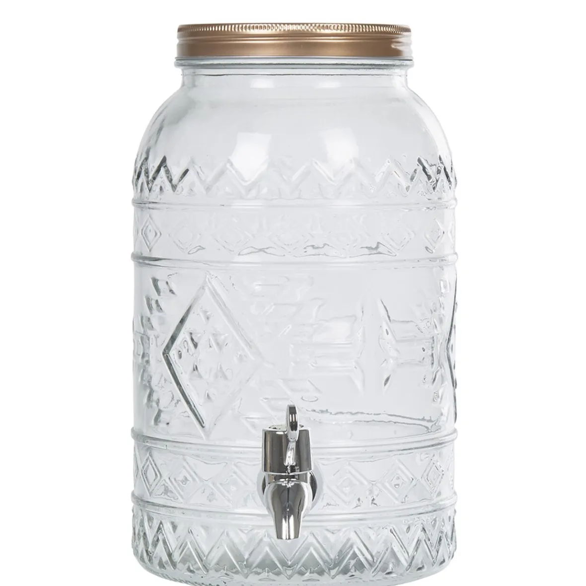 Vaisselle Et Accessoires De Table<Gifi Distributeur de boissons fontaine transparent doré