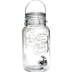 Vaisselle Et Accessoires De Table<Gifi Distributeur forme bocal en verre transparent cont. 3,8 L
