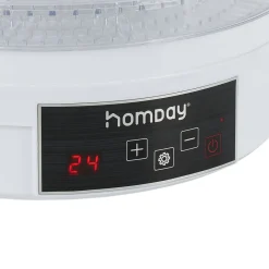 Petit Électroménager<Gifi Déshydrateur alimentaire Homday 350W ABS blanc Ø30cm