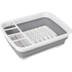 Rangement De Cuisine<Gifi Egouttoir à vaisselle rétractable blanc gris