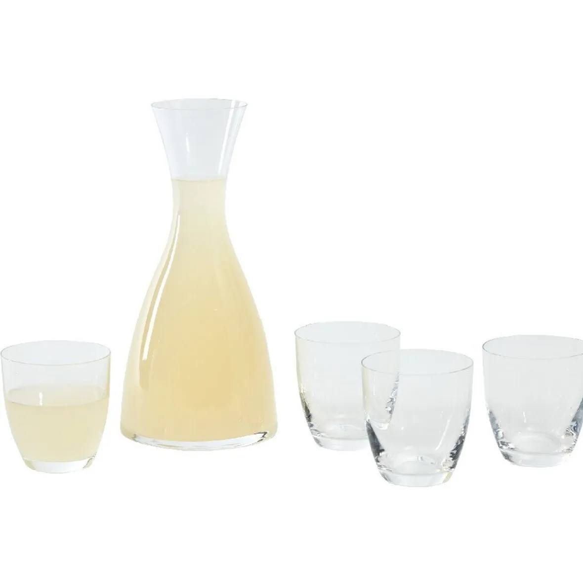 Gifi Ensemble carafe 1200 ml et 4 gobelets 300 ml| Vaisselle Et Accessoires De Table