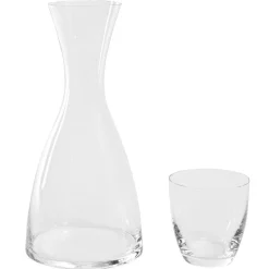 Gifi Ensemble carafe 1200 ml et 4 gobelets 300 ml| Vaisselle Et Accessoires De Table