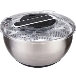 Préparation Culinaire<Gifi Essoreuse à salade 2 en 1 en inox
