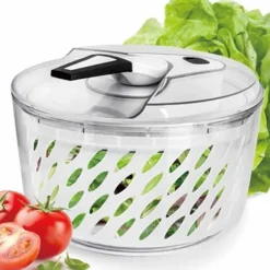 Préparation Culinaire<Gifi Essoreuse à salade Alcise levier horizontal blanche et grise