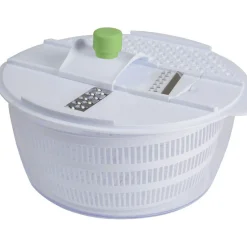 Préparation Culinaire<Gifi Essoreuse à salade et mandoline 4 lames blanc vert