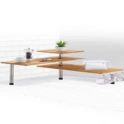 Rangement De Cuisine<Gifi Etagère d'angle modulable en bambou