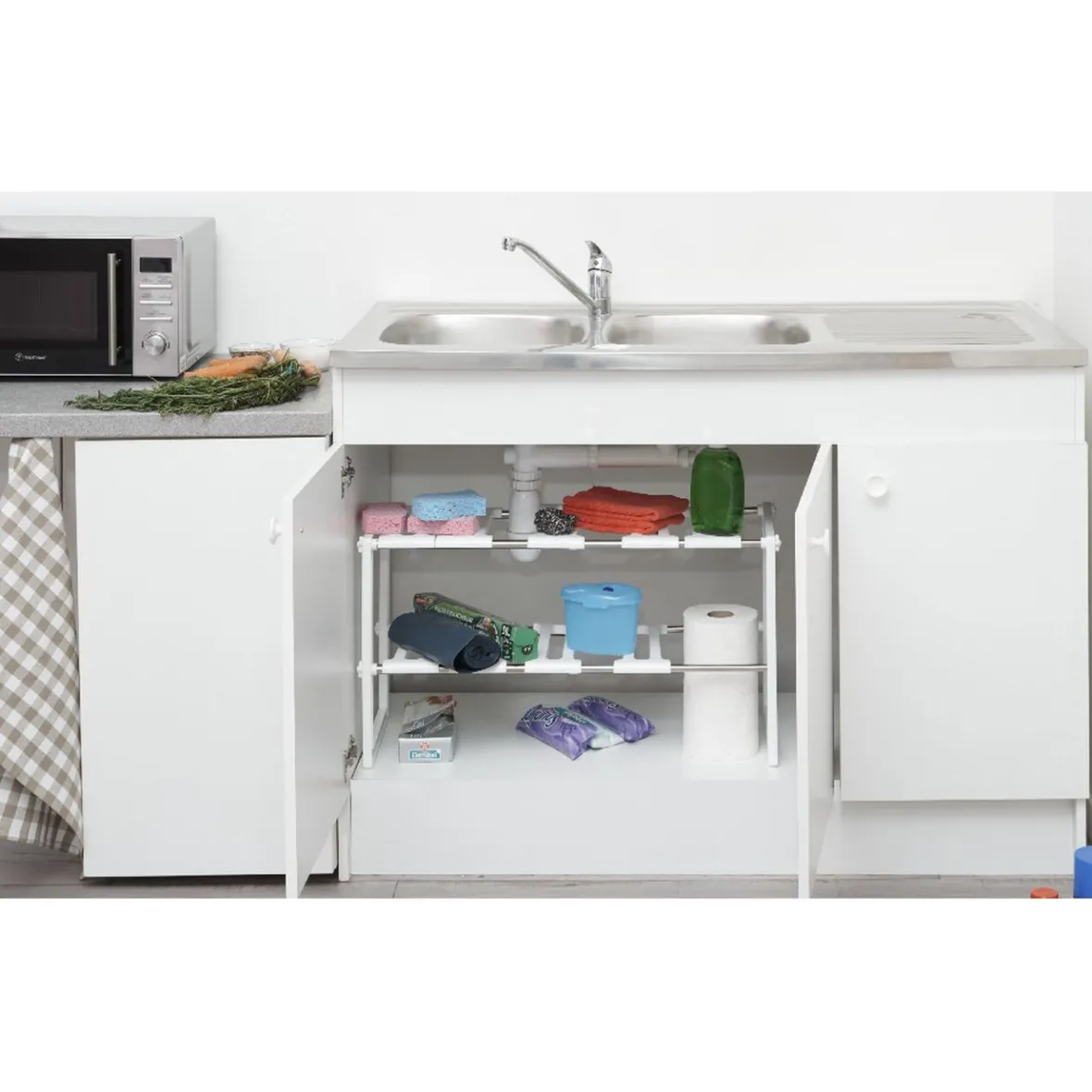Rangement De Cuisine<Gifi Etagère sous évier modulable