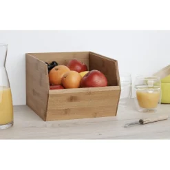 Rangement De Cuisine<Gifi Etagère superposable bambou