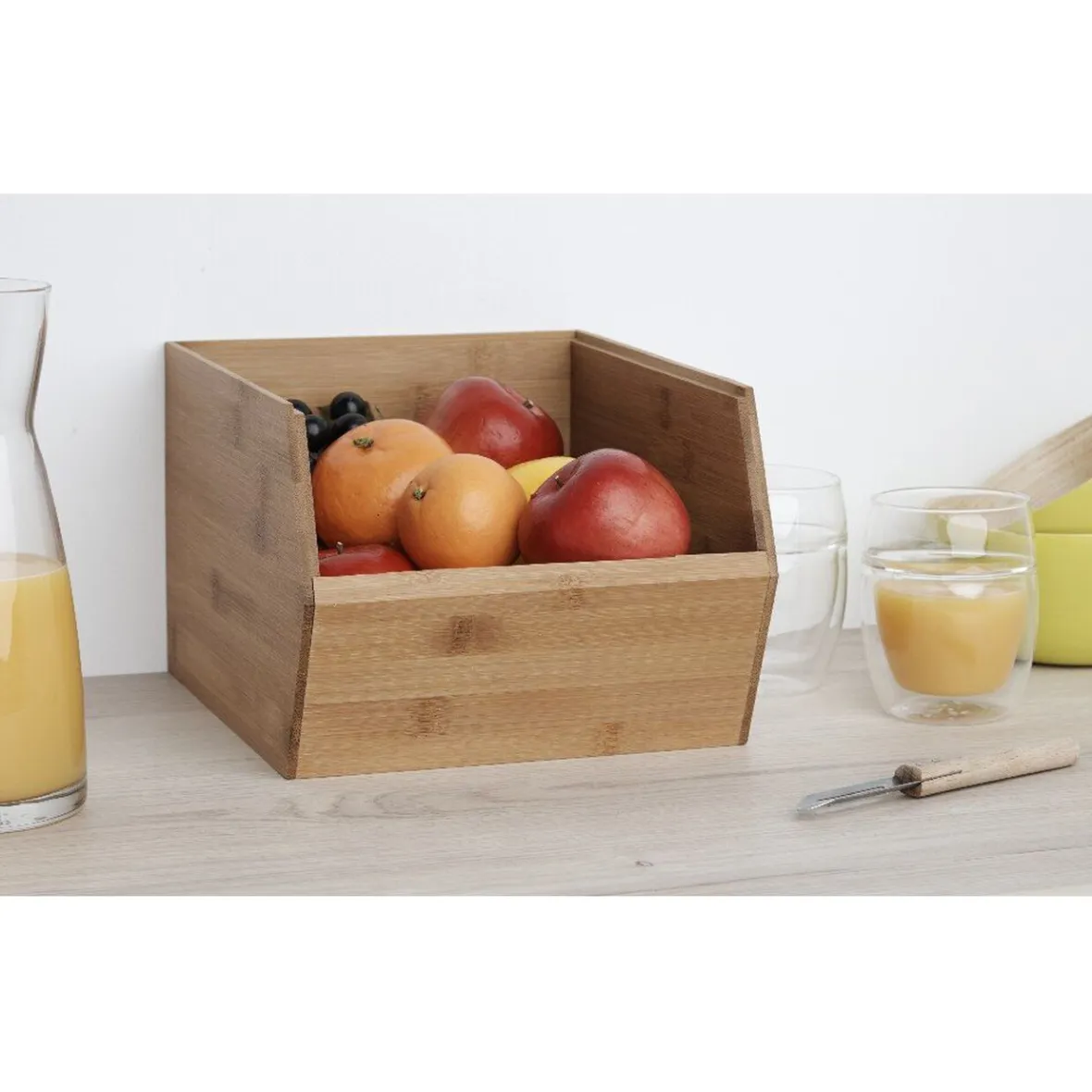 Rangement De Cuisine<Gifi Etagère superposable bambou