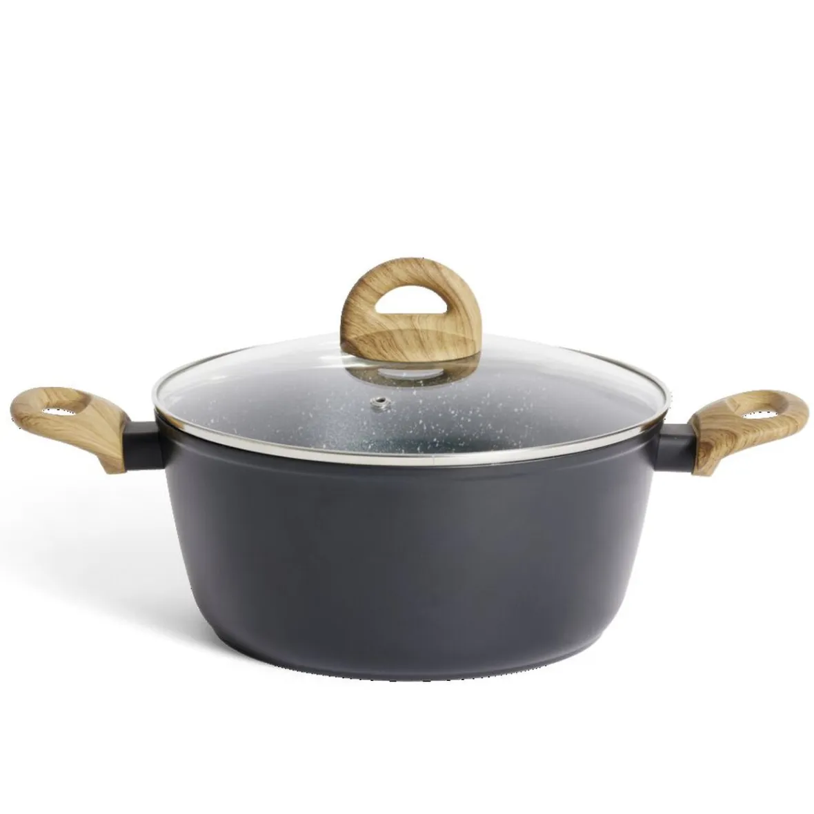 Cuisson<Gifi Faitout tous feux dont induction aluminium gris Ø24cm