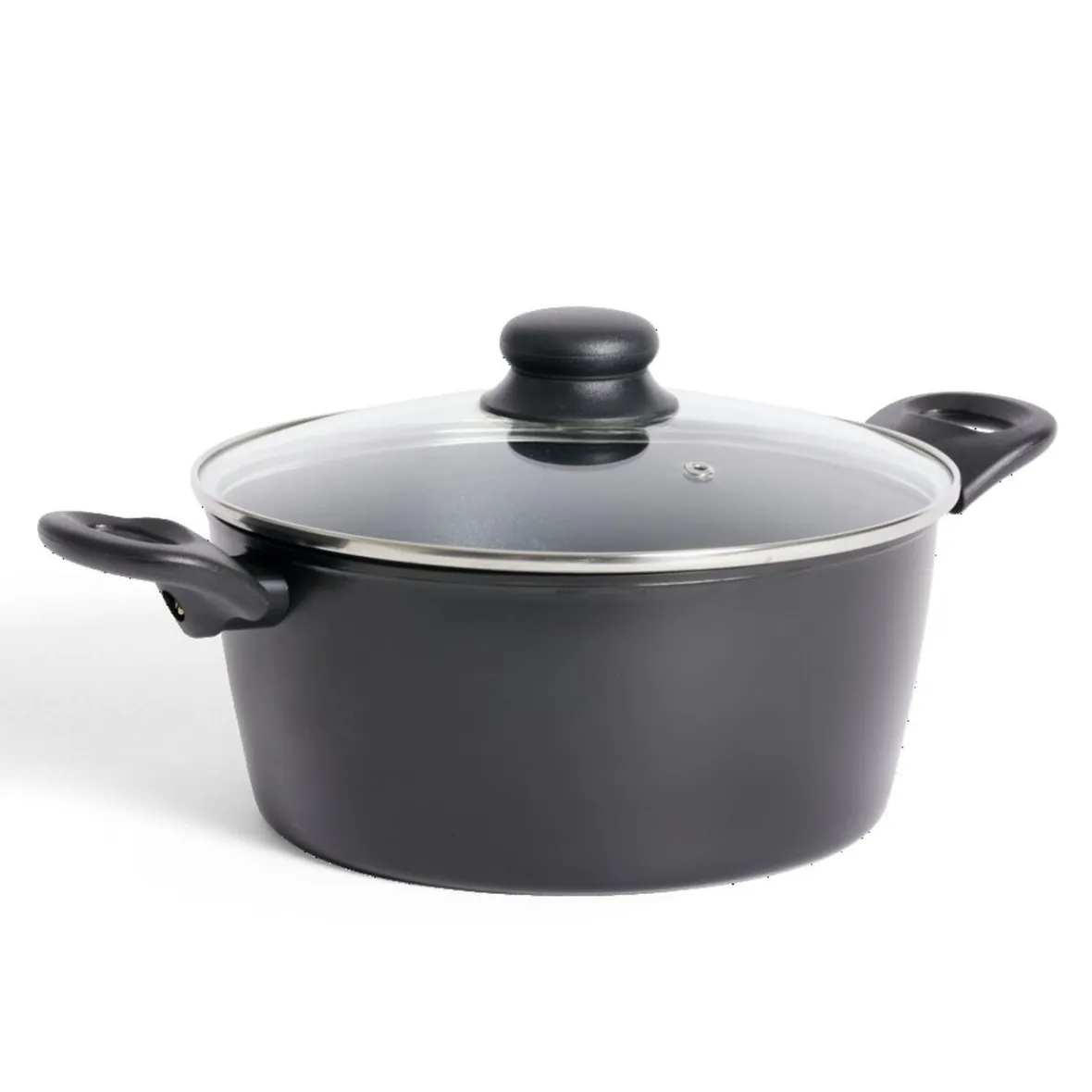 Cuisson<Gifi Faitout tous feux dont induction aluminium noir Ø24cm