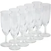 Gifi Flûte à champagne en verre 15cl x10| Vaisselle Et Accessoires De Table