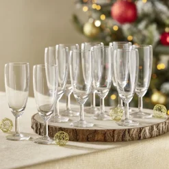 Gifi Flûte à champagne en verre 15cl x10| Vaisselle Et Accessoires De Table