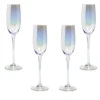 Gifi Flûte à champagne irisé collection Noël givré x4| Vaisselle Et Accessoires De Table
