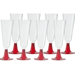 Gifi Flûte à champagne plastique x8| Vaisselle Et Accessoires De Table