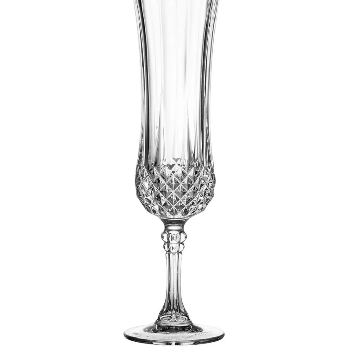 Gifi Flûte en verre Longchamps 14cL x4| Vaisselle Et Accessoires De Table