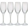 Gifi Flûte en verre transparent irisé x4| Vaisselle Et Accessoires De Table