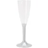 Gifi Flûte réutilisable argentée x6| Vaisselle Et Accessoires De Table