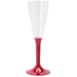 Gifi Flûte réutilisable rouge x6| Vaisselle Et Accessoires De Table