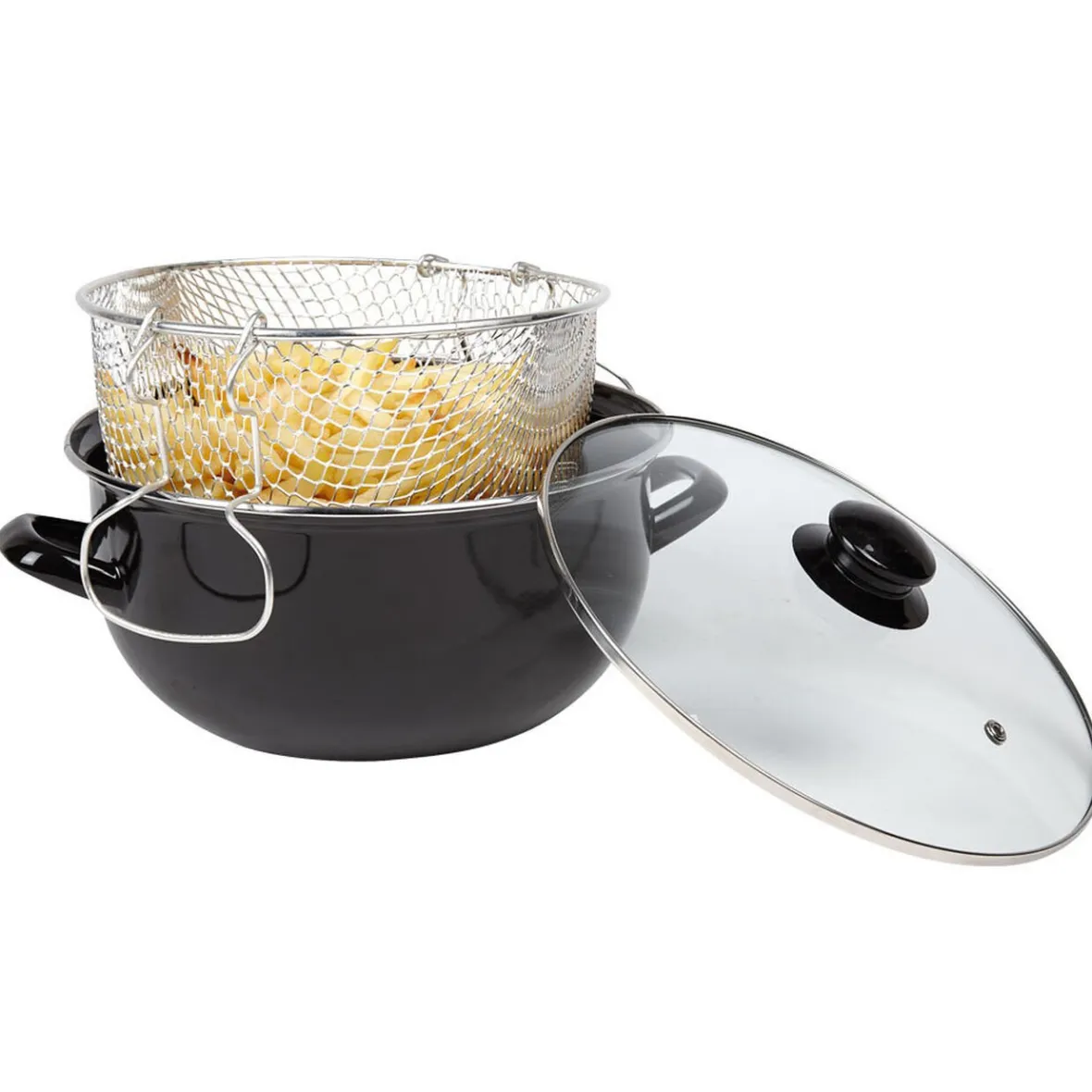Petit Électroménager<Gifi Friteuse avec panier et couvercle