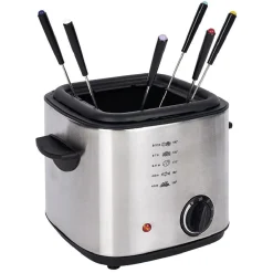 Petit Électroménager<Gifi Friteuse et fondue en inox gris