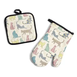 Préparation Culinaire<Gifi Gant de cuisine manique motifs chats