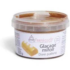 Préparation Culinaire<Gifi Glaçage miroir doré pailleté Framboiselle 300g