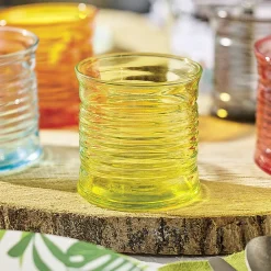 Gifi Gobelet conserve verre jaune 30 cl| Vaisselle Et Accessoires De Table