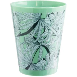 Gifi Gobelet en plastique décor feuillage| Vaisselle Et Accessoires De Table