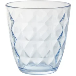 Vaisselle Et Accessoires De Table<Gifi Gobelet en verre Agathe motif relief diamant transparent bleu x6