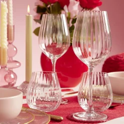Gifi Gobelet en verre 38cl x4| Vaisselle Et Accessoires De Table