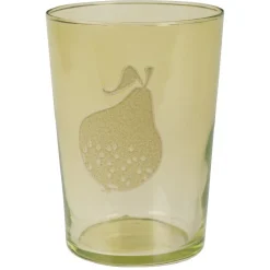 Gifi Gobelet en verre décor poire| Vaisselle Et Accessoires De Table