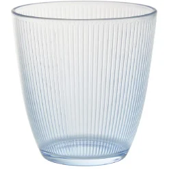 Vaisselle Et Accessoires De Table<Gifi Gobelet en verre Nina motif relief rainuré transparent bleu 25 cl x6