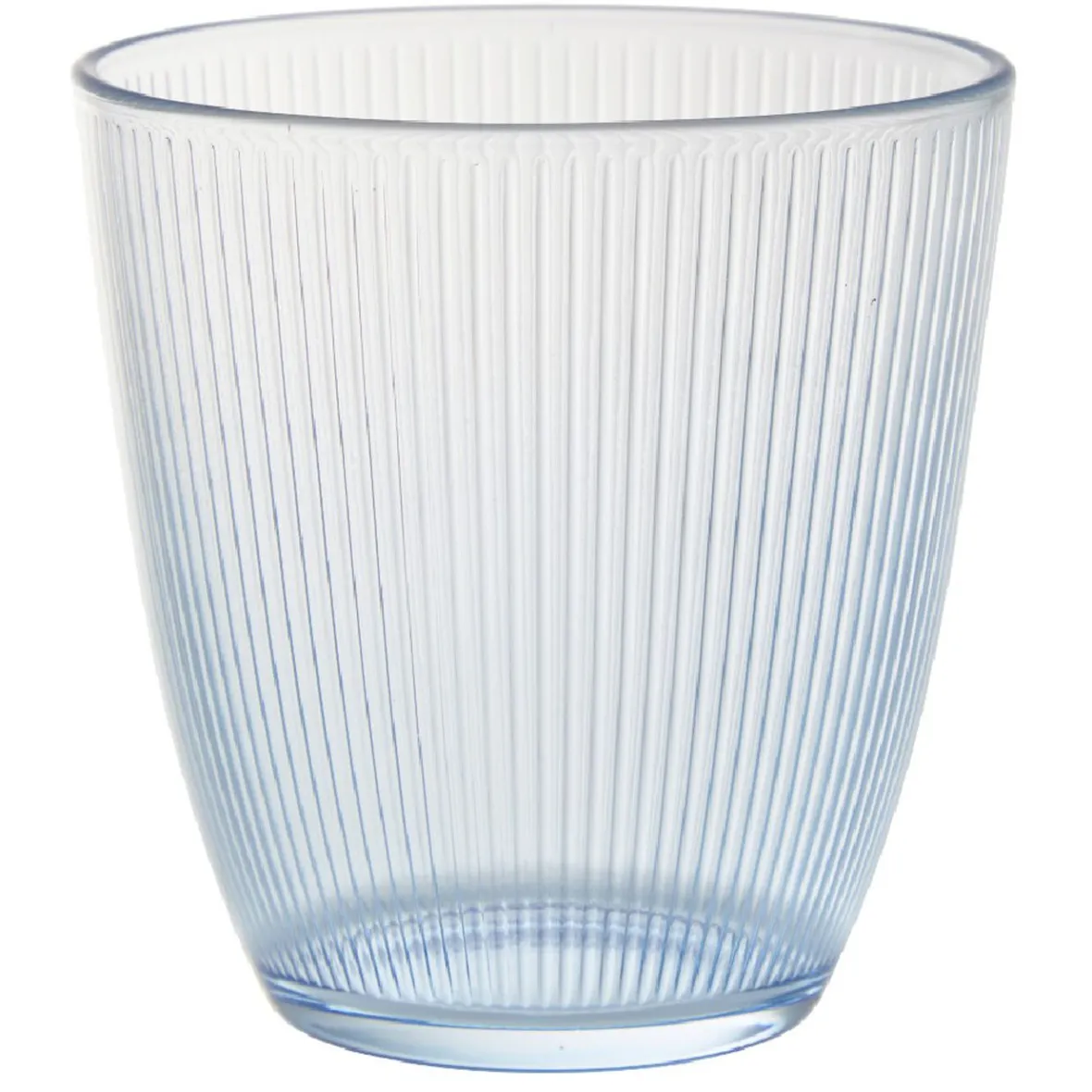 Vaisselle Et Accessoires De Table<Gifi Gobelet en verre Nina motif relief rainuré transparent bleu 25 cl x6